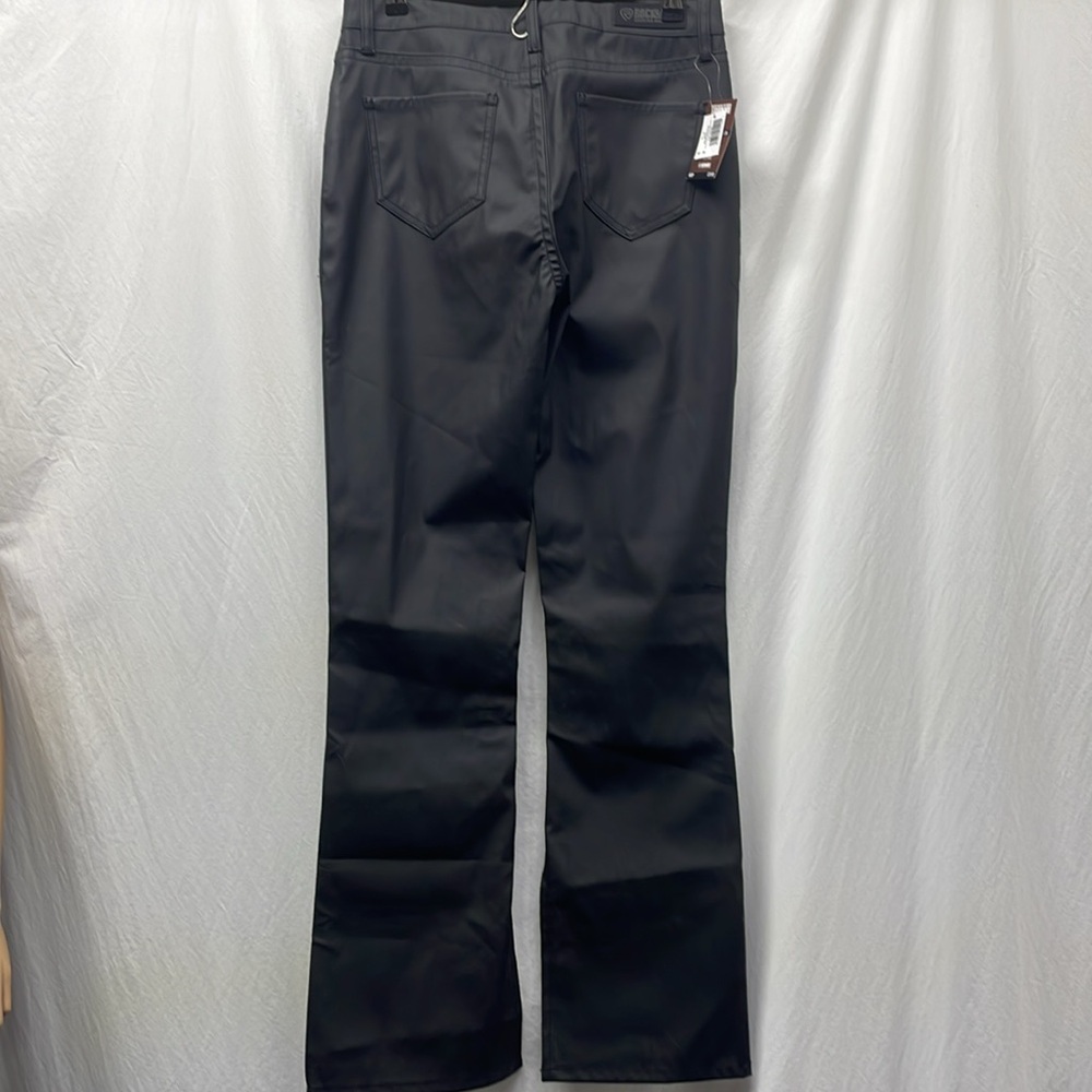 Rock & Roll Denim Black Pleather High Rise Bootcut for Women NWT - Picture 4 of 13